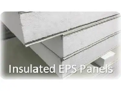 insulated eps foam panels stacked